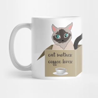 Funny cat mother quote Mug